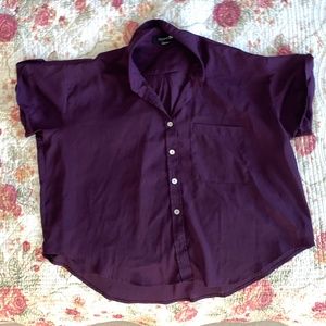 Forever 21 - Purple Button Down Top (Size S)